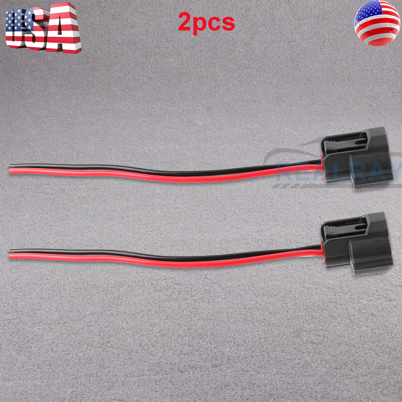 Wire Pigtail Female Y H9 Two Harness Head Light High Beam Socket Connector Plug