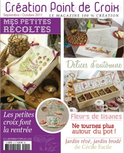French cross stitch magazine Creation point de croix No.12