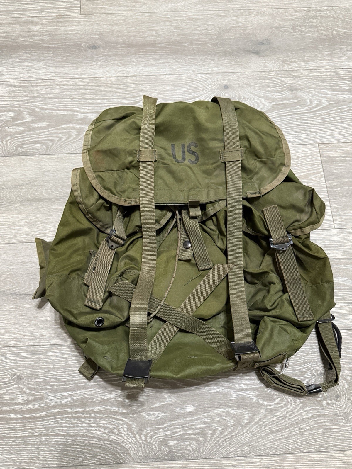 Vintage US Military Nylon Field Pack Combat Backpack LC-1 NO FRAME