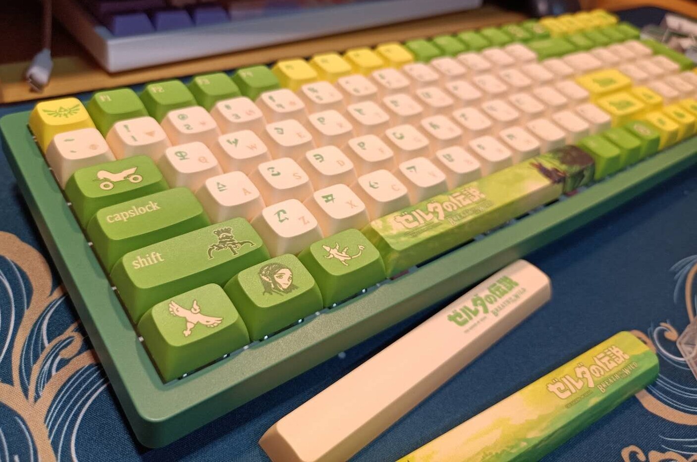 The Legend of Zelda Theme Keycap QX1 XDA Height PBT For Mechanica keyboard 151PC