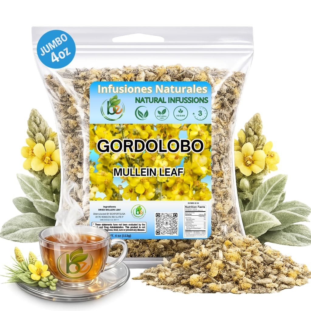 GORDOLOBO TE-Mullein Flower Herbs (4 Oz) / Gordolobo flor - B-Experts