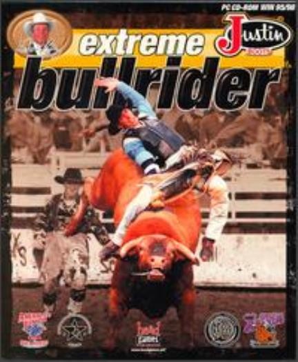 Extreme Bullrider 1 PC CD ride bull rodeo competition riding cowboy rodeo game!
