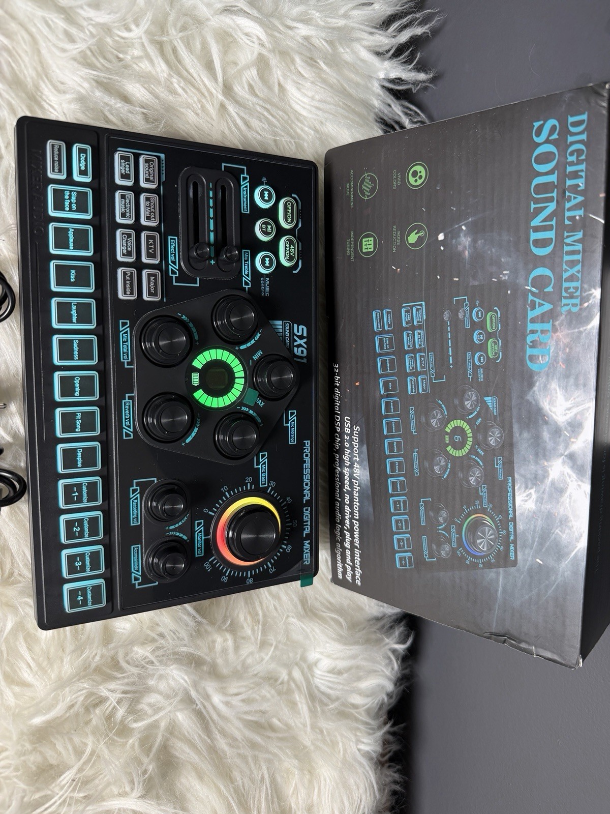audio mixer sound board console