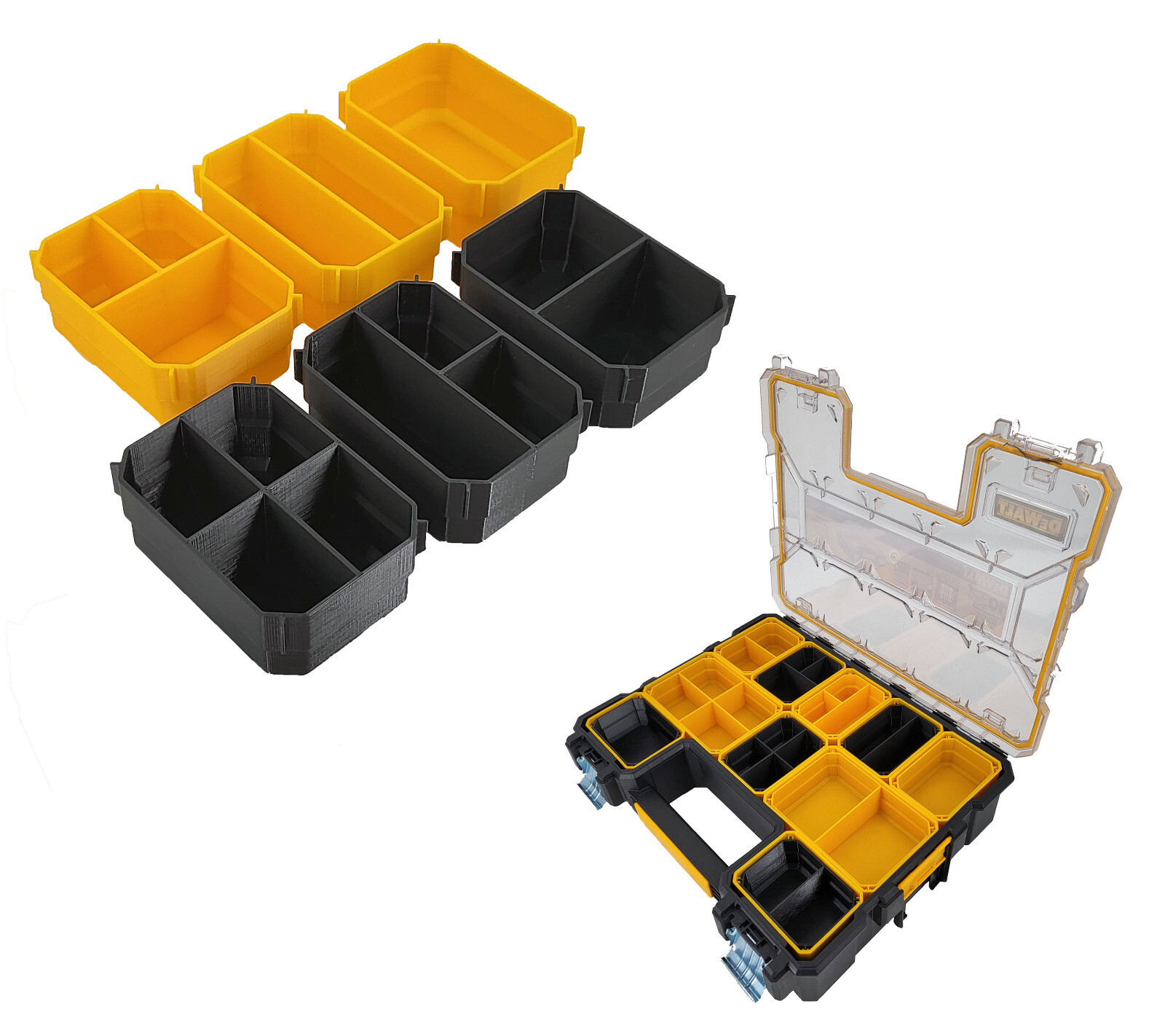 Dewalt Deep Pro Organizer Compatible Small Nesting Bin Cup Insert