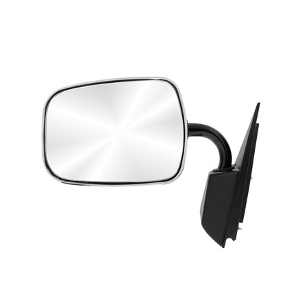 United Pacific 110957 Door Mirror Driver Side, Stainless Steel, With B for GMC
