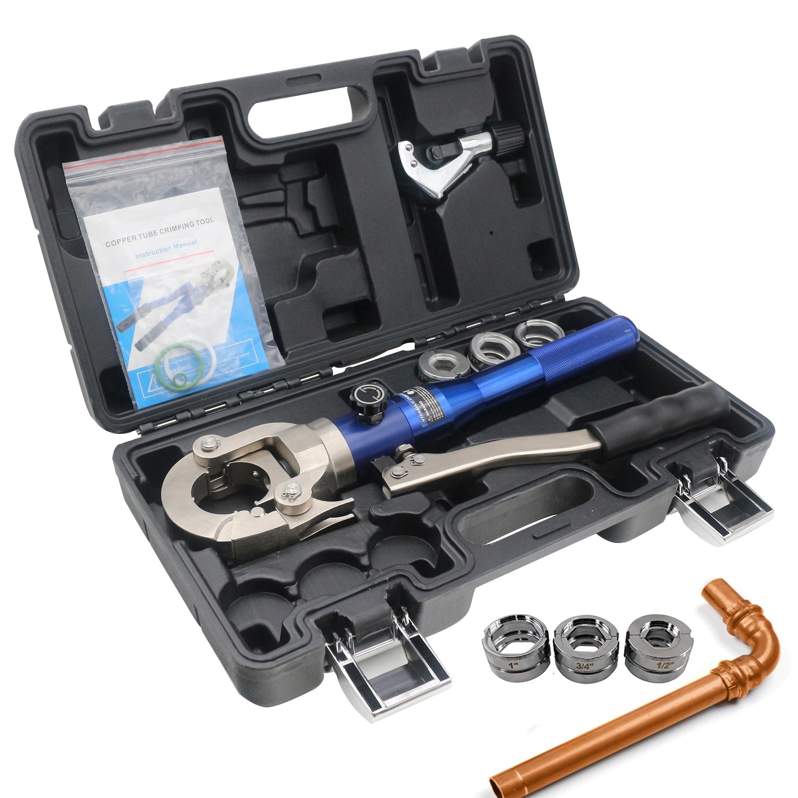 Propress Tool Copper Press for Crimping Range Silver, Blue and Black