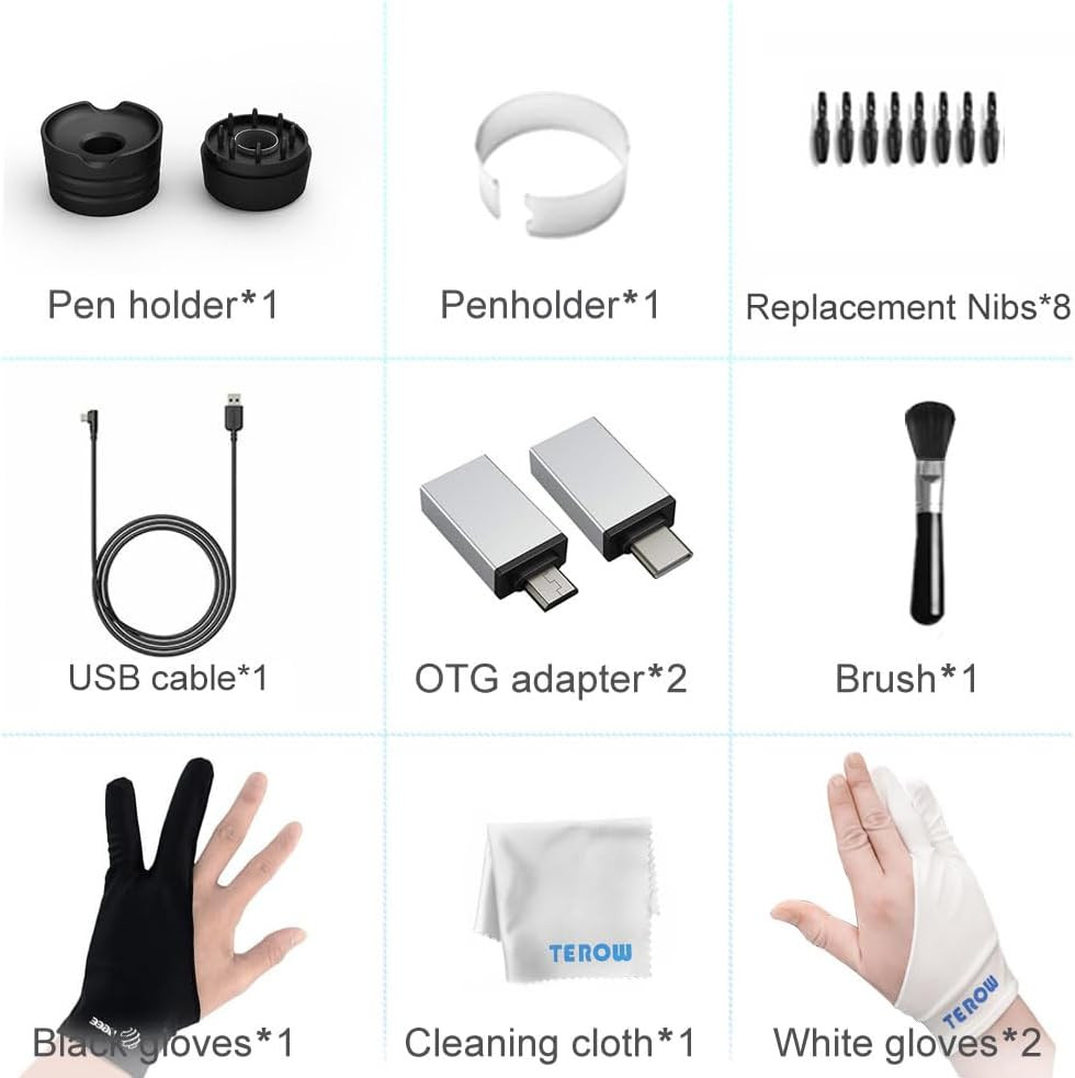 Drawing Tablet Graphics, M708 V2 Upgrade Pc&Computer&Android Device,10X6