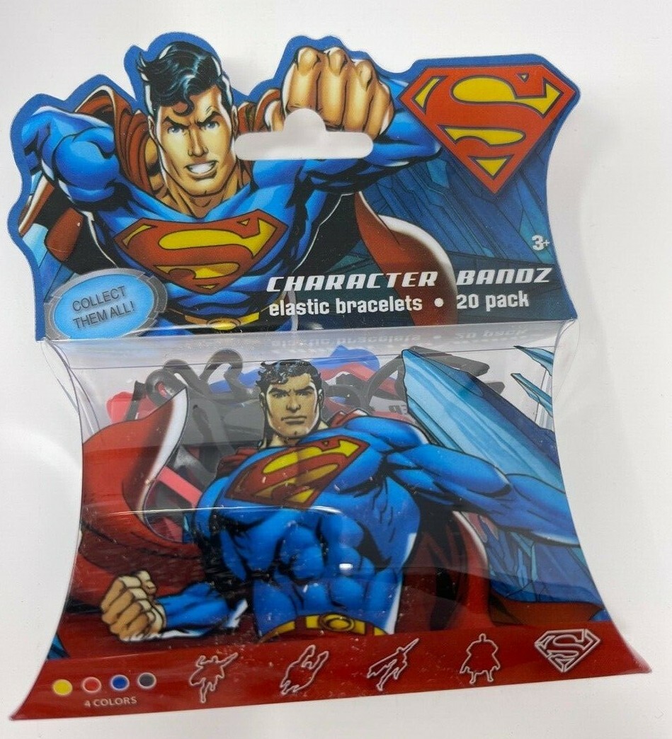 Superman Logo/Silly Bandz New in package, Box of 12
