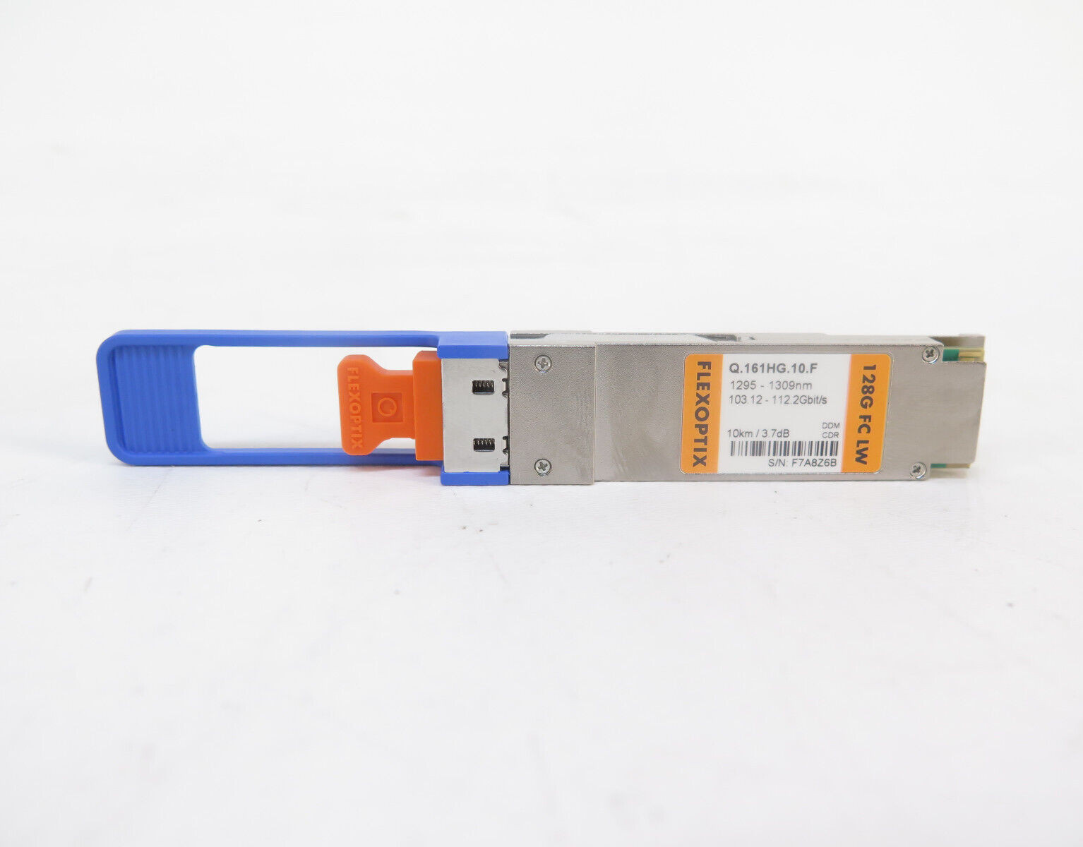 FlexOptix Q.161HG.10.F 128G Fibre Channel QSFP28 with dual CDR, LC Duplex, 10 km