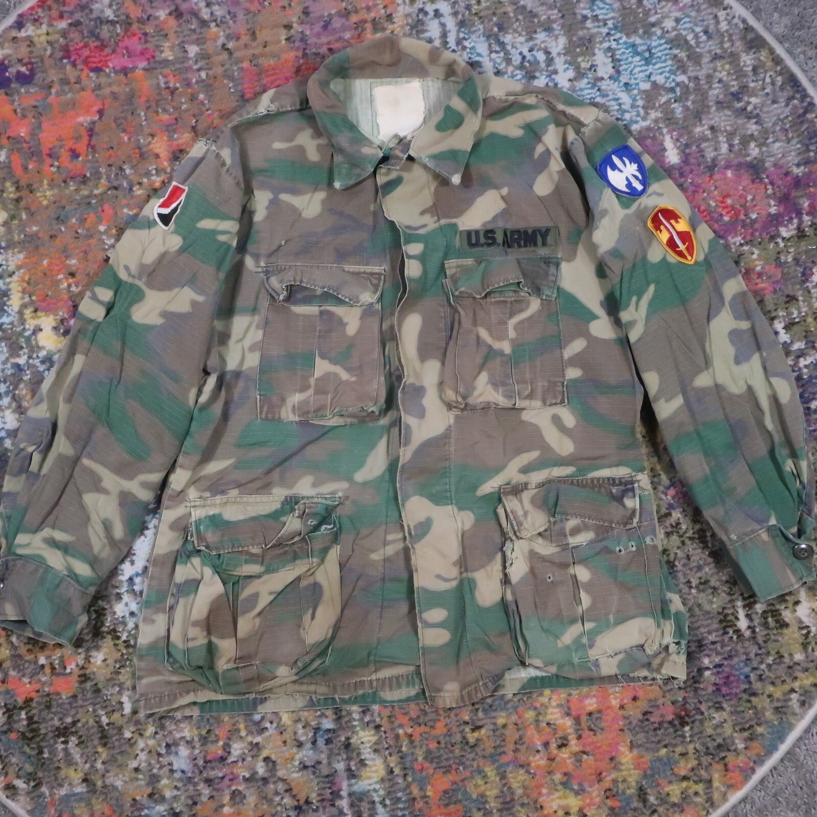 US Military Combat Shirt 65 Infantry Military Assist 6th Special Forces Distress