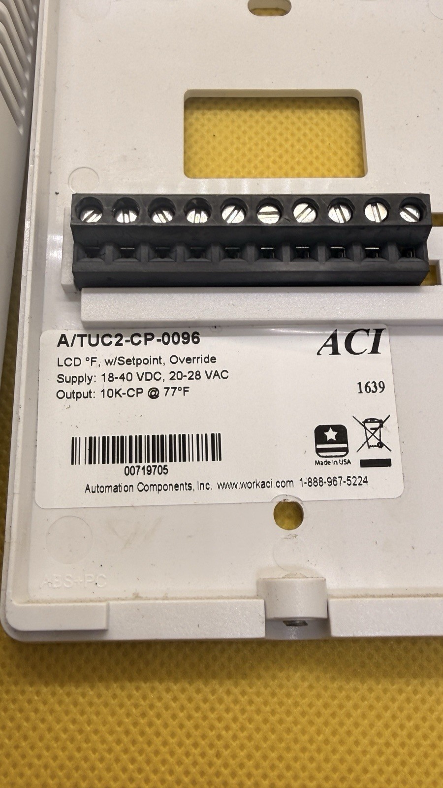 ACI A/TUC2-CP-0096 Temperature Sensor