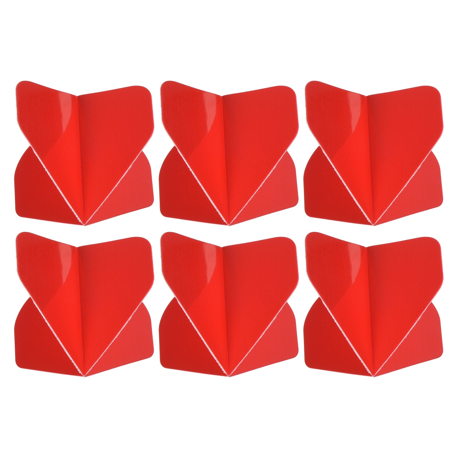 Dart Flights,  6 Pack PET Darts Accessories Red