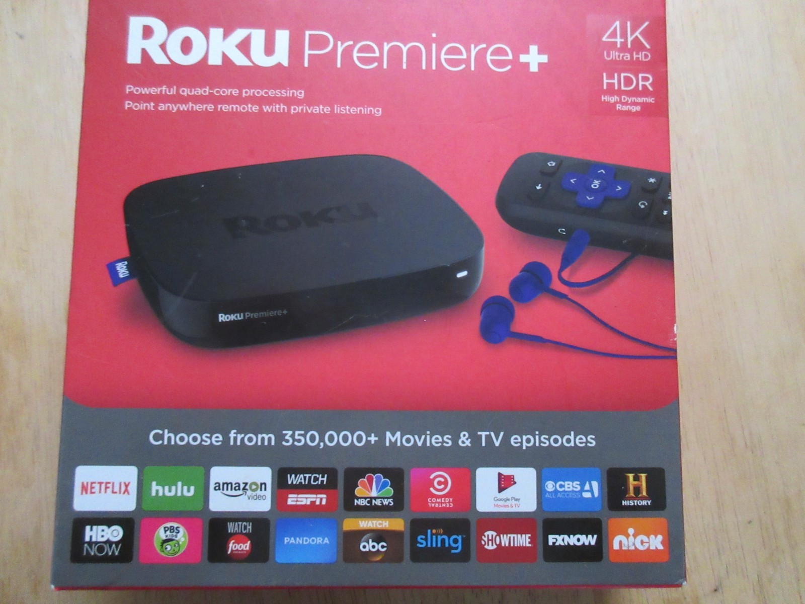 Roku Premier+ (5th Generation) 4K Media Streamer 4630R - Black