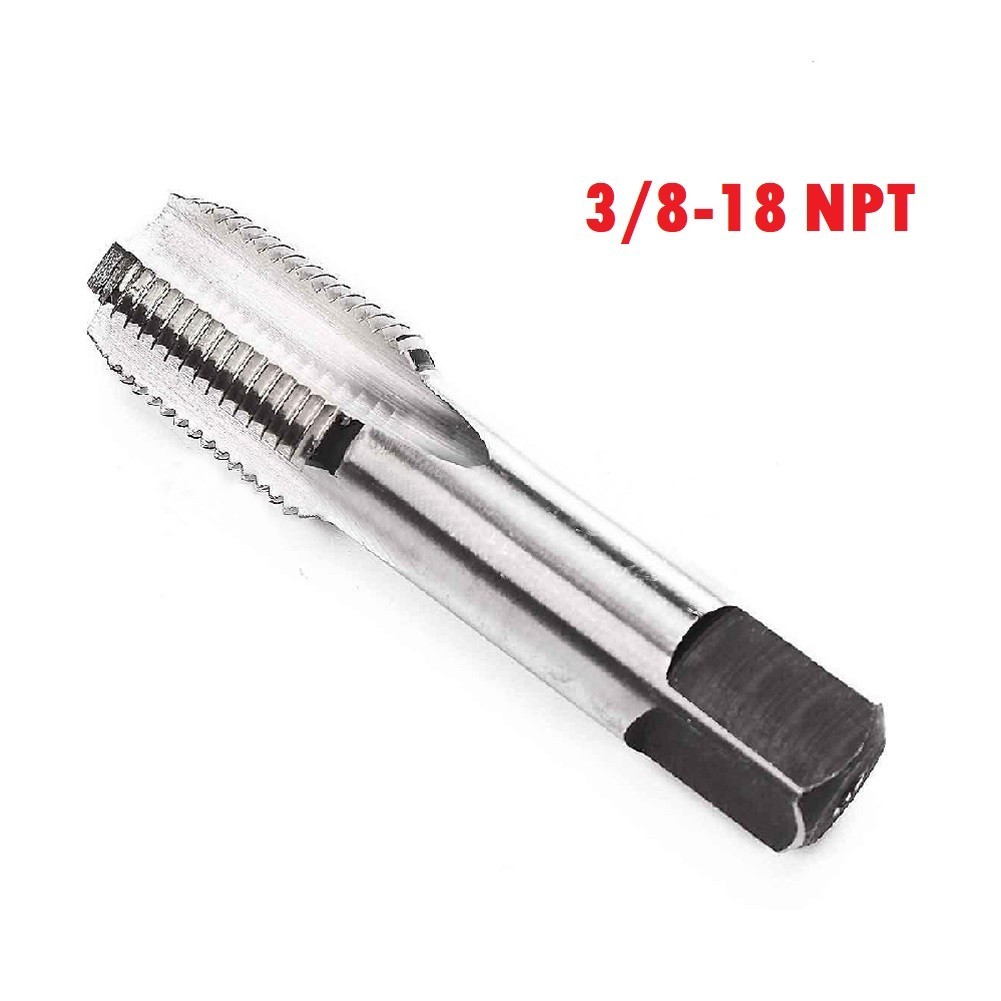 Taper Pipe Tap Threaded Tap Spare Parts Taper Pipe 3/8"-18 NPT High Speed Steel