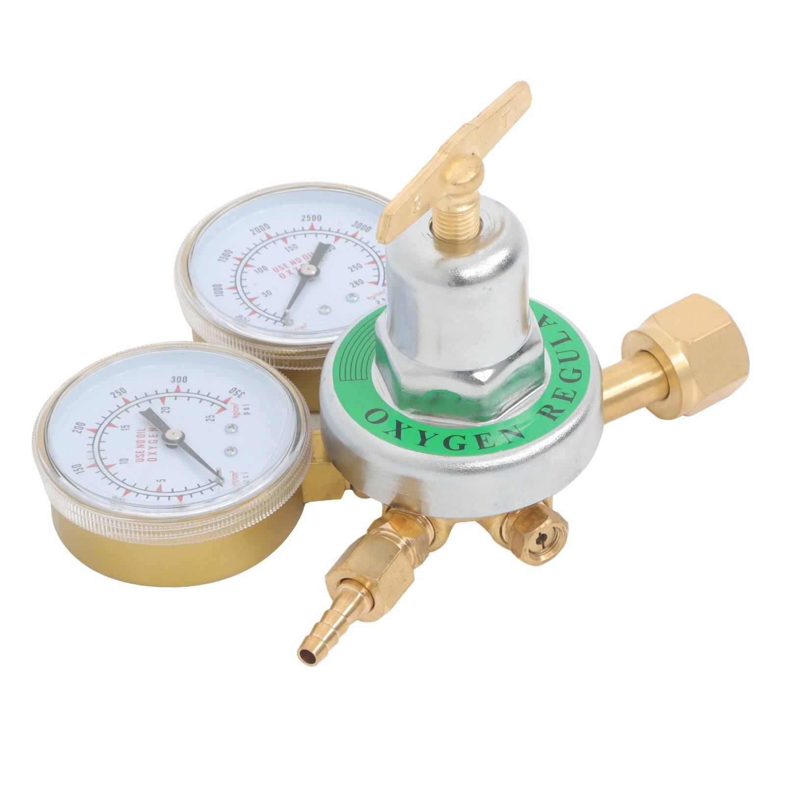 Oxygen Gas Welding Regulator Pressure Gauge Solid Brass CGA 540