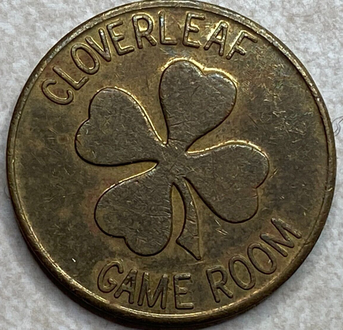 Cloverleaf Game Room Miami FL Florida Arcade Slot Token T6317