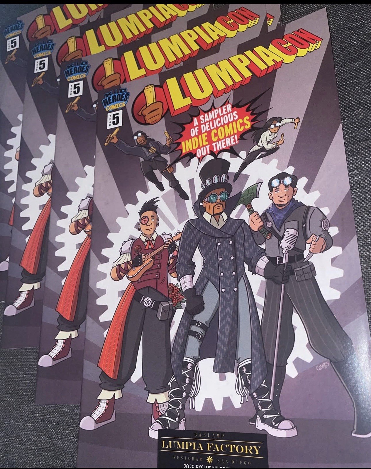 SDCC 2026 Lumpia Factory x Black Eyed Peas Exclusive Lumpia Con Comic