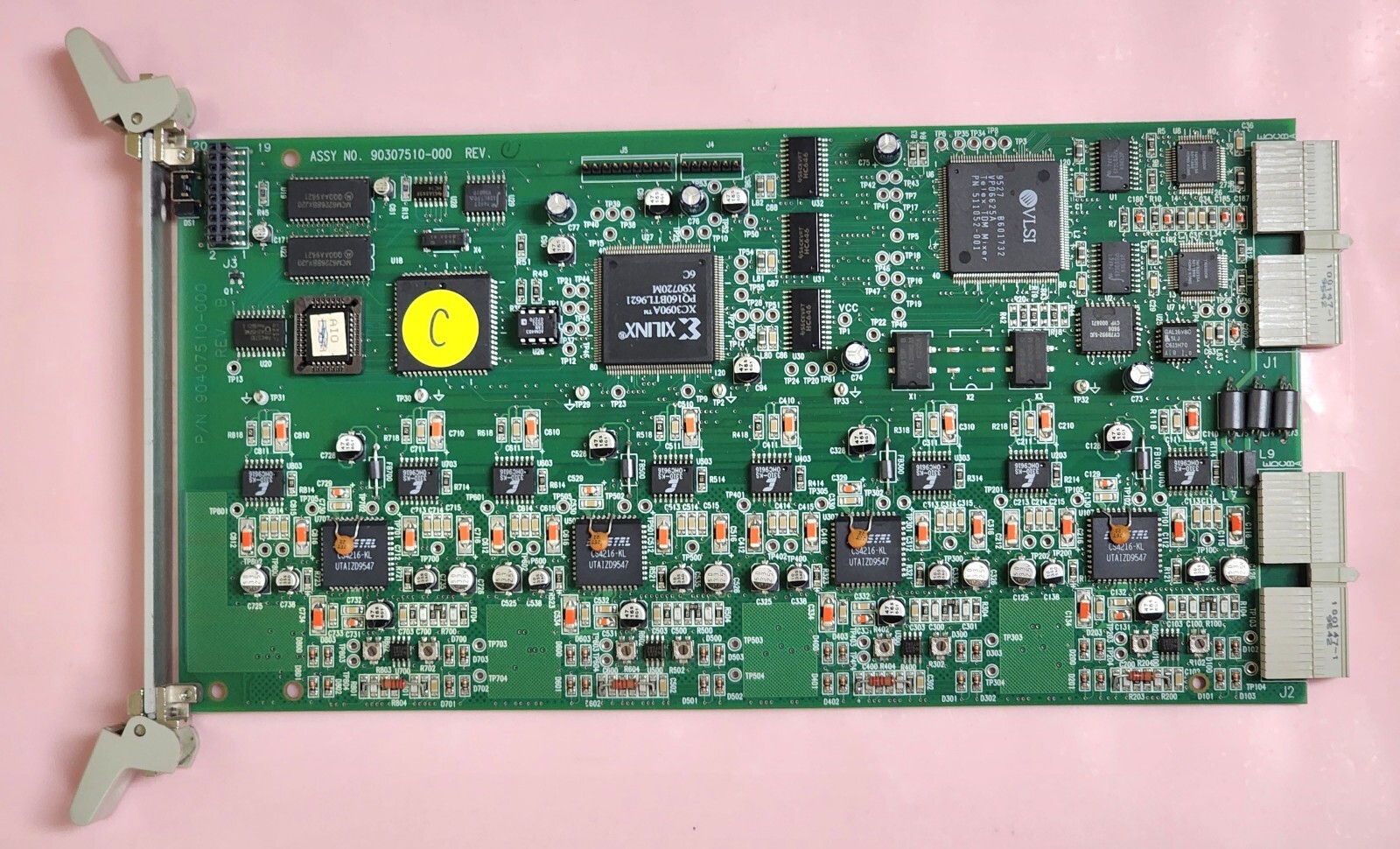 RTS Telex AIO-8 90307510-000 Rev.C Front Card ADAM