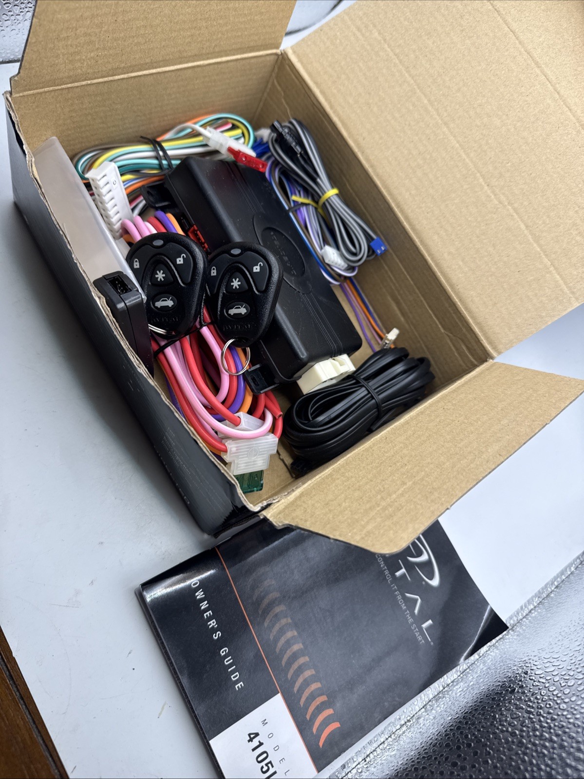 Avital 4105L 1-Way Remote Start System with 2 4-Button Remotes NEW-OPEN BOX
