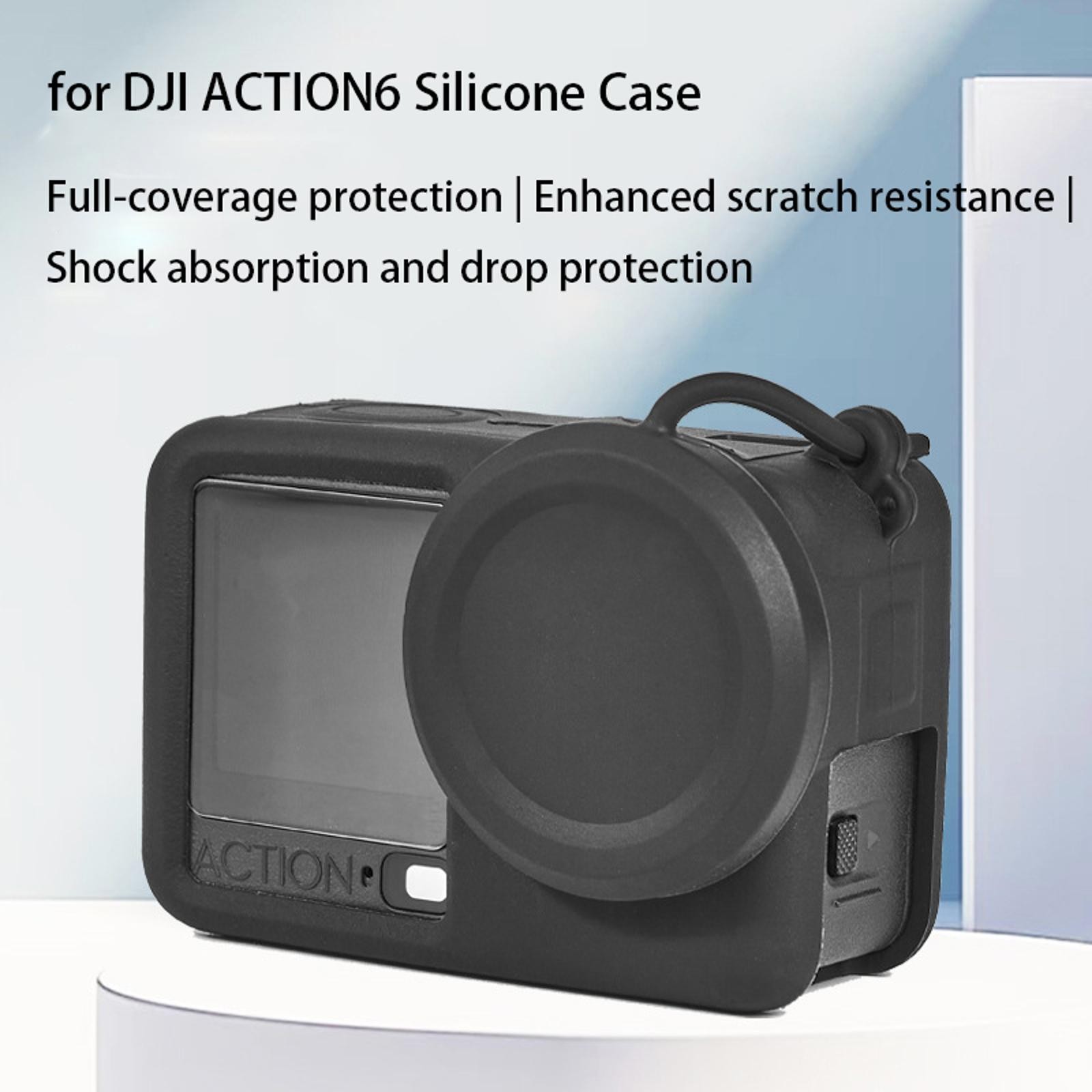 New Silicone Protective Cover Case for dji osmo action6 Camera Silicone Case