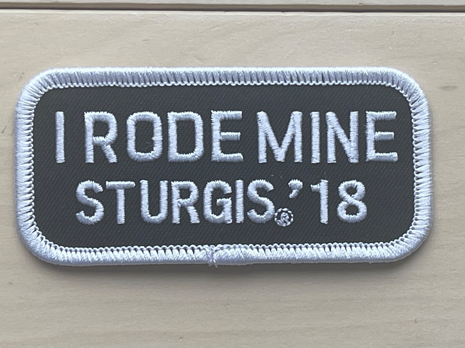 New X-Small "Harley Davidson Sturgis  Rally 2018 I Road Mine  Sew on Patch"