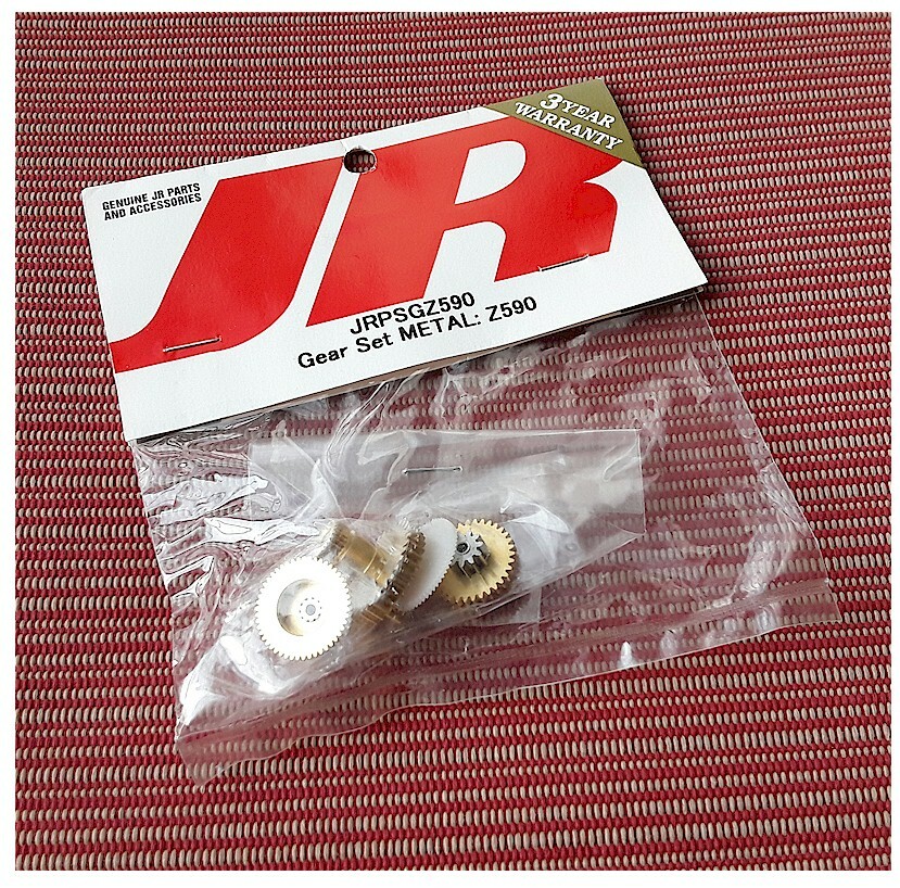 Vintage RC Radio JR PROPO JRPSGZ590 Gear Set - Metal Servo Z590 Old Stock NIB