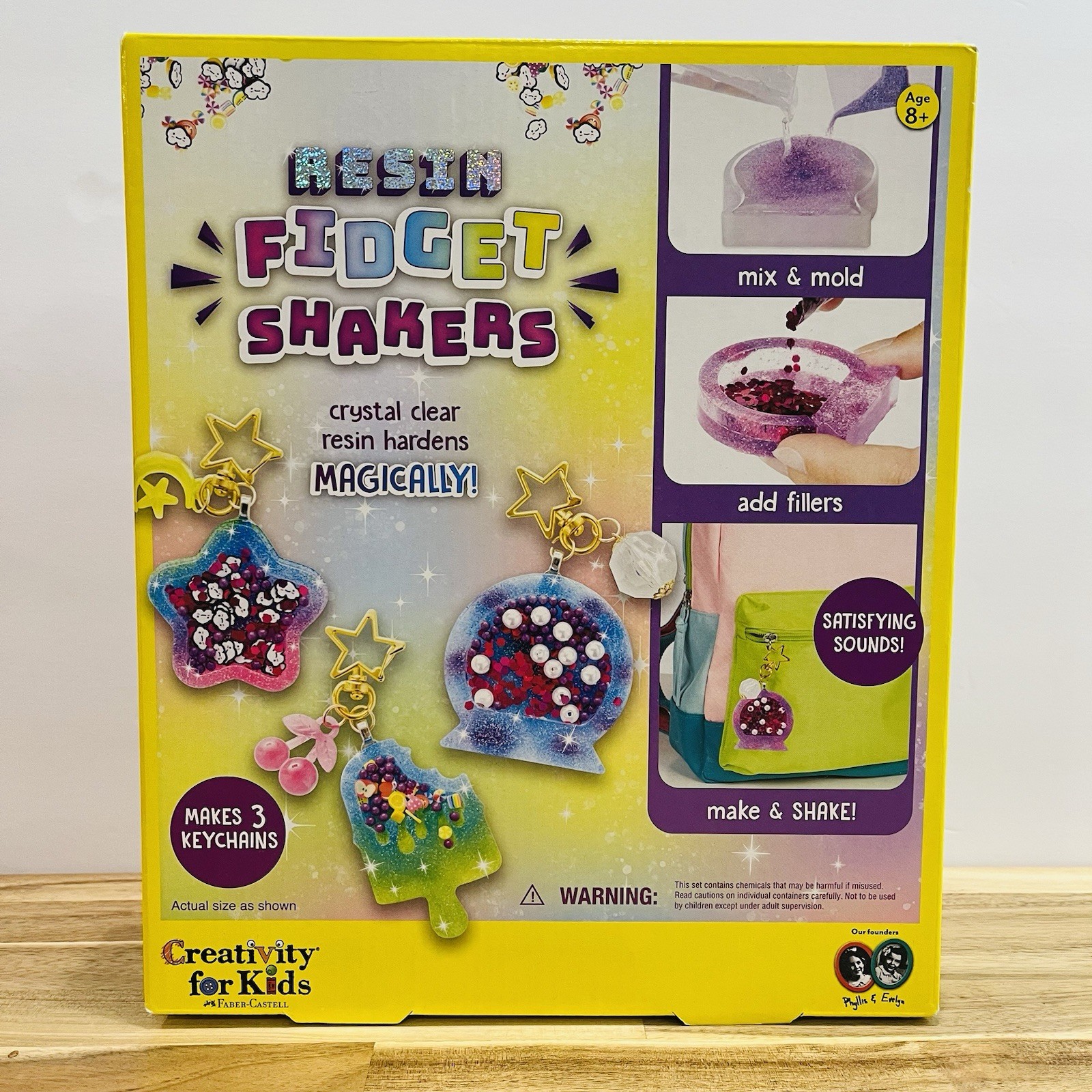 Creativity for Kids Resin Fidget Shakers Craft Kit Age 8+ Brand New Crafts
