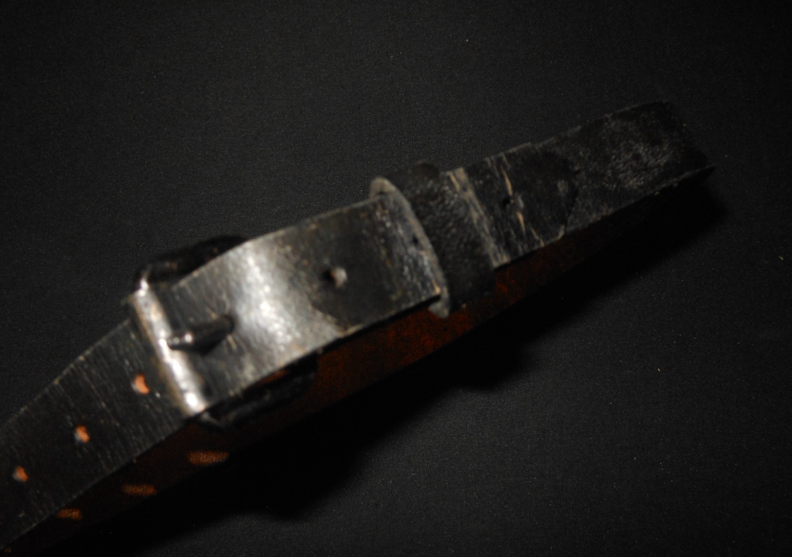 WW2 German Wehrmacht - LEATHER EQUIPMENT STRAP - POST-WAR - NICE!