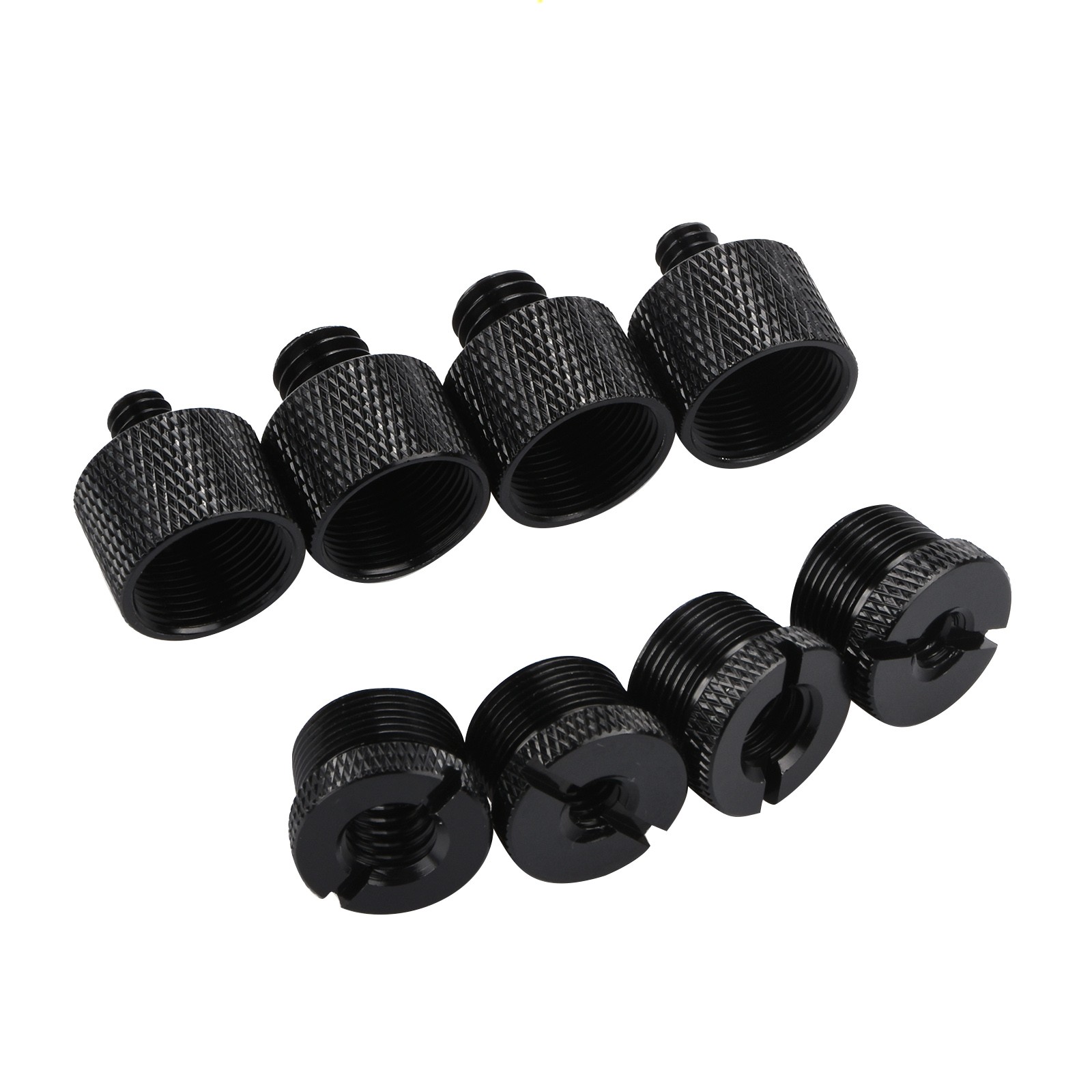 5/8 Female To 3/8 Male,1/4 Female To 5/8 Male Mic Thread Screw Adapter Kits 8*