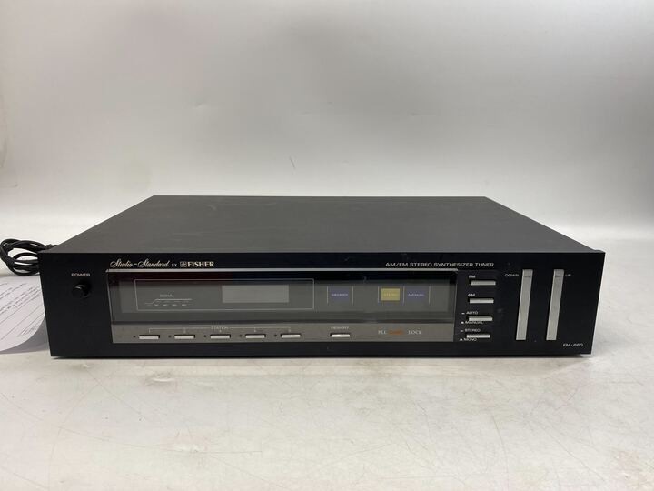 Vintage Fisher Tuner FM-660 Studio Standard AM FM Stereo Synthesizer Tuner