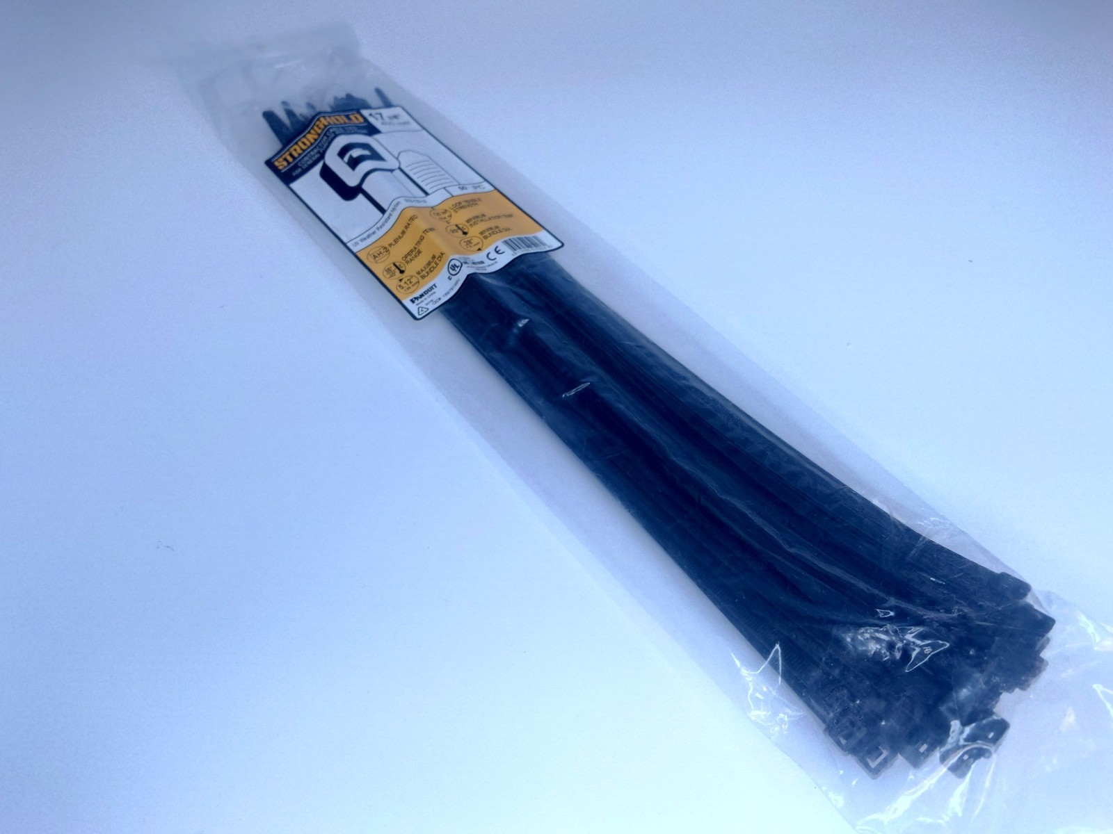 Panduit S18-120-L0 Stronghold Cable Tie 17.71 Light-Heavy Natural Pk50
