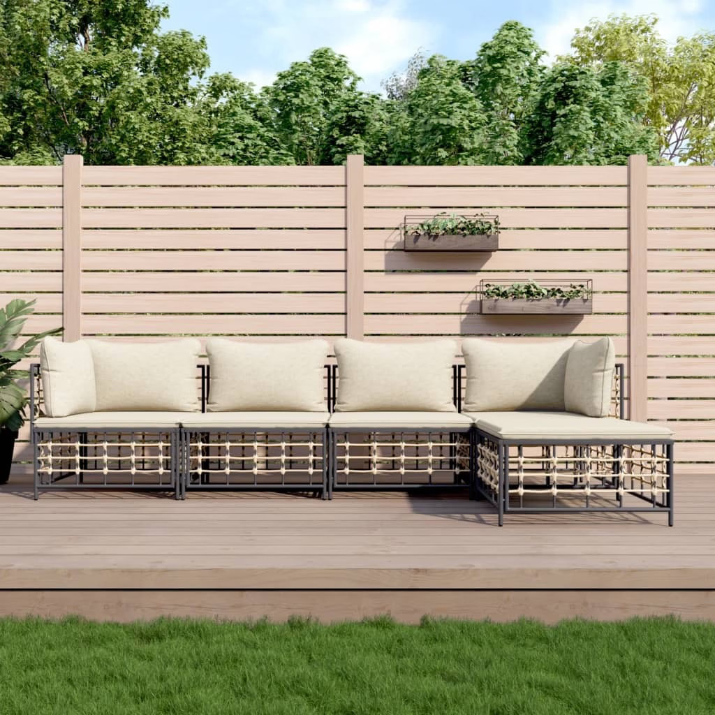 Garden Lounge Set Anthracite