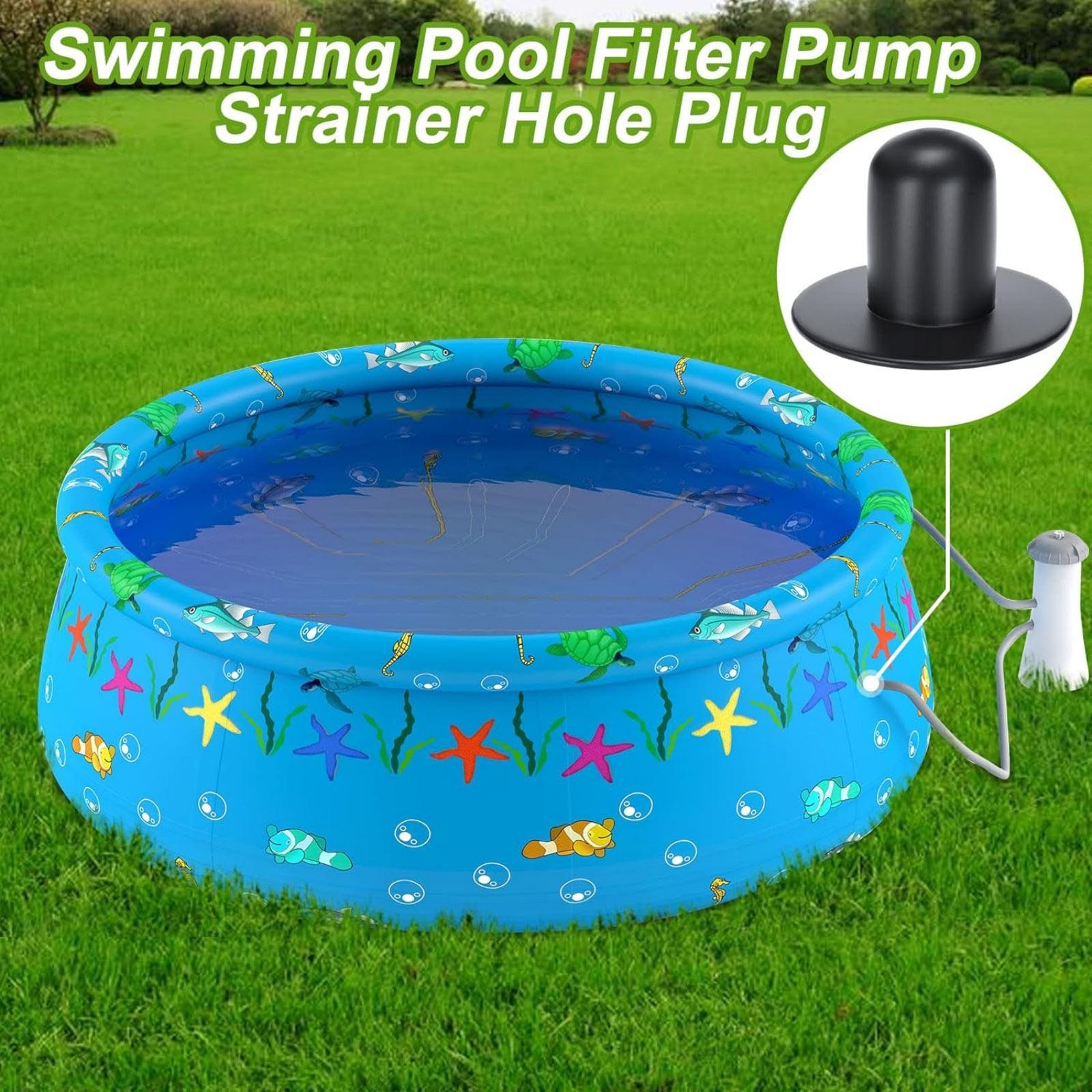 4PCS Swimming Pool Pump Strainer Hole Plug Replacement For Bestway Swimming Pool