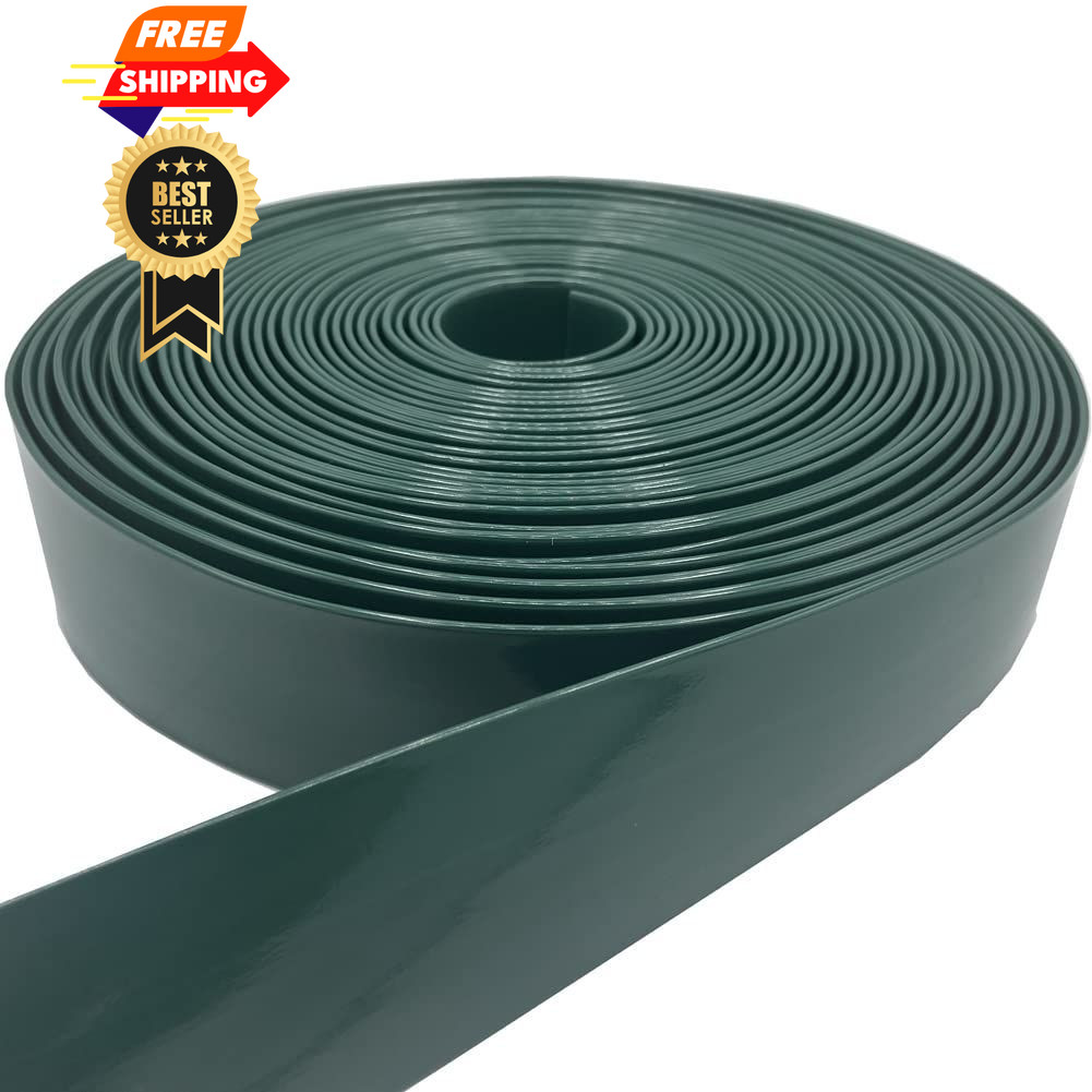 LukLoy 50ft Long Vinyl Straps for Patio Chairs Repair 2" 50ft, Dark Green