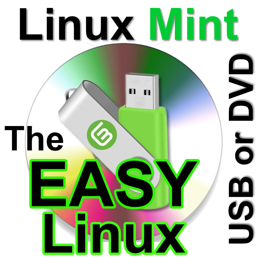 Linux Mint Latest 22 Cinnamon 64bit Easy! LIVE/BOOTABLE DVD-or-USB FREESHIP!