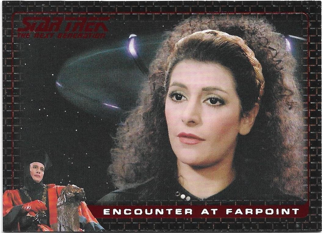 Star Trek TNG Archives Inscriptions Encounter at Farpoint E1 -E46 You Pick card