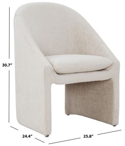 Safavieh KAGAN CHENILLE DINING CHAIR, Reduced Price 2172750845 SFV4856A