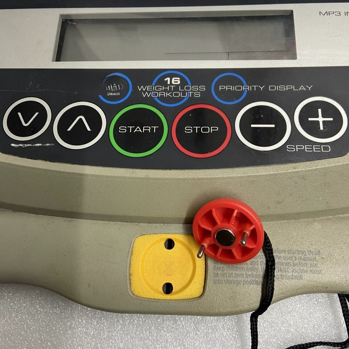 Treadmill Safety Key E-Stop Switch for Proform Models Red Plastic 2.8 x 4.5cm