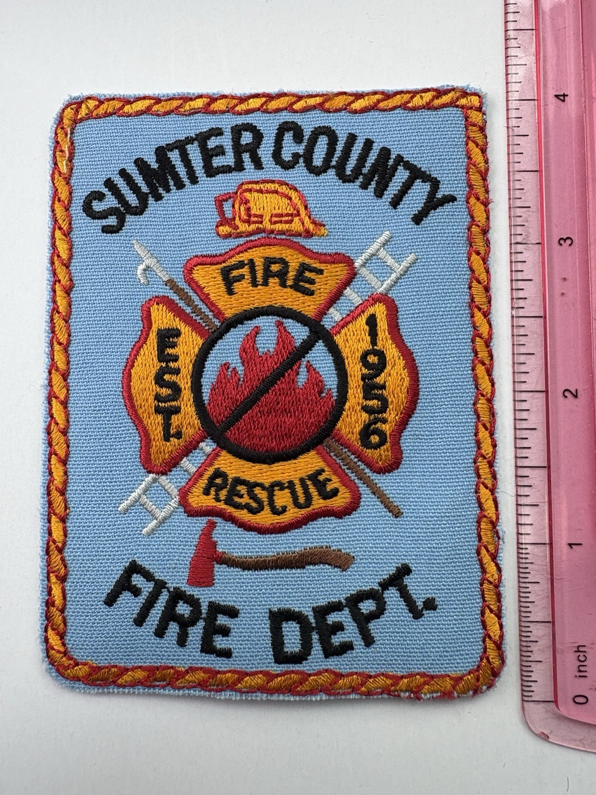 Sumter County South Carolina Fire Rescue Patch