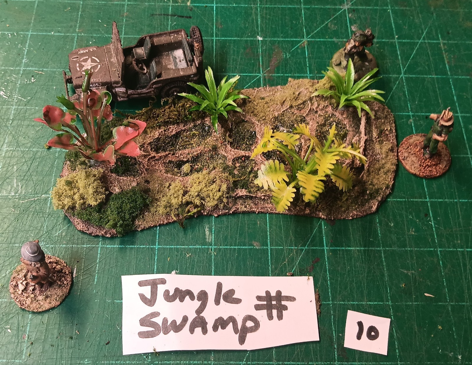 15mm 28mm FOW , Bolt action wargaming Large Jungle Swamp lot of 1 #10