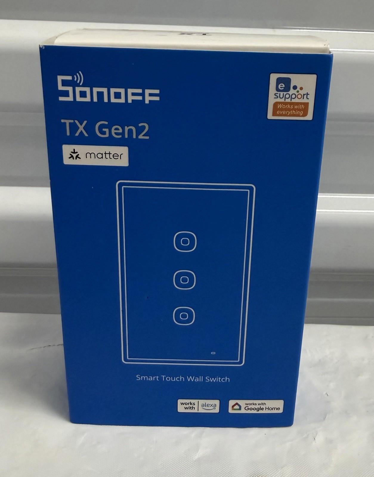 SONOFF TX Gen2 Matter Wifi Smart Touch Wall Switch Works with Alexa /Google Home
