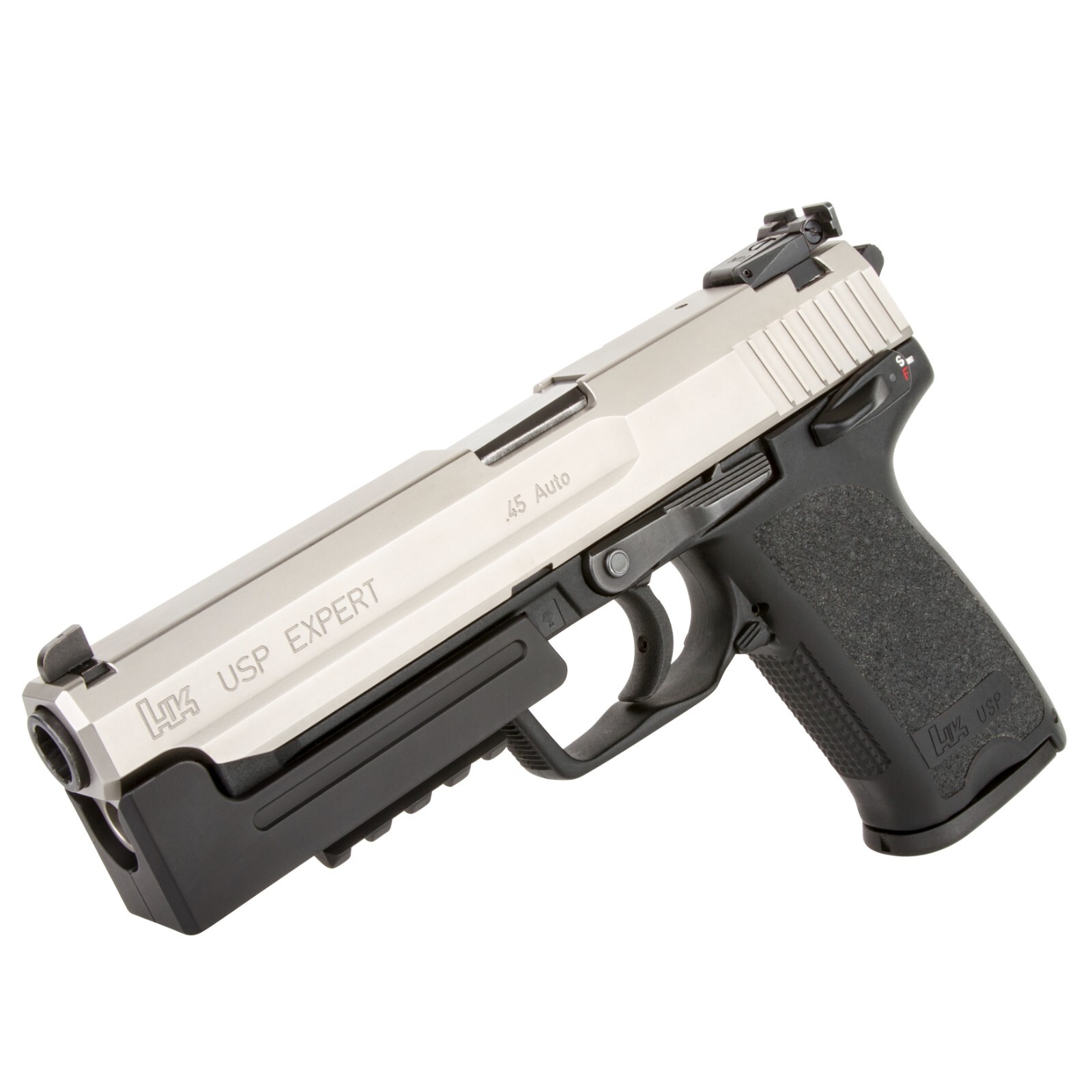 Match Weight - Compensator w/ Light Rail - Fits HK Expert 45 - STEEL