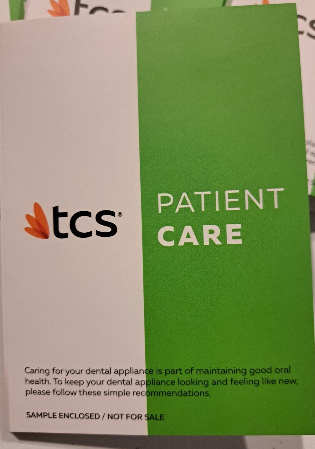 50 packets - TCS Fresh Concentrated Dental Appliance Cleaner 1 year supply