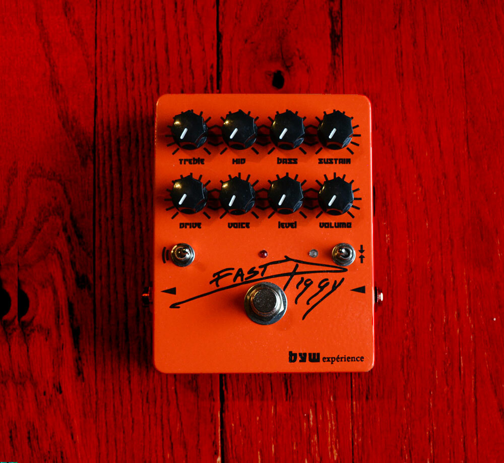 Fast Piggy of BYW Audio, 2023 Orange, Voivod, Metal, Stompbox, Pedal