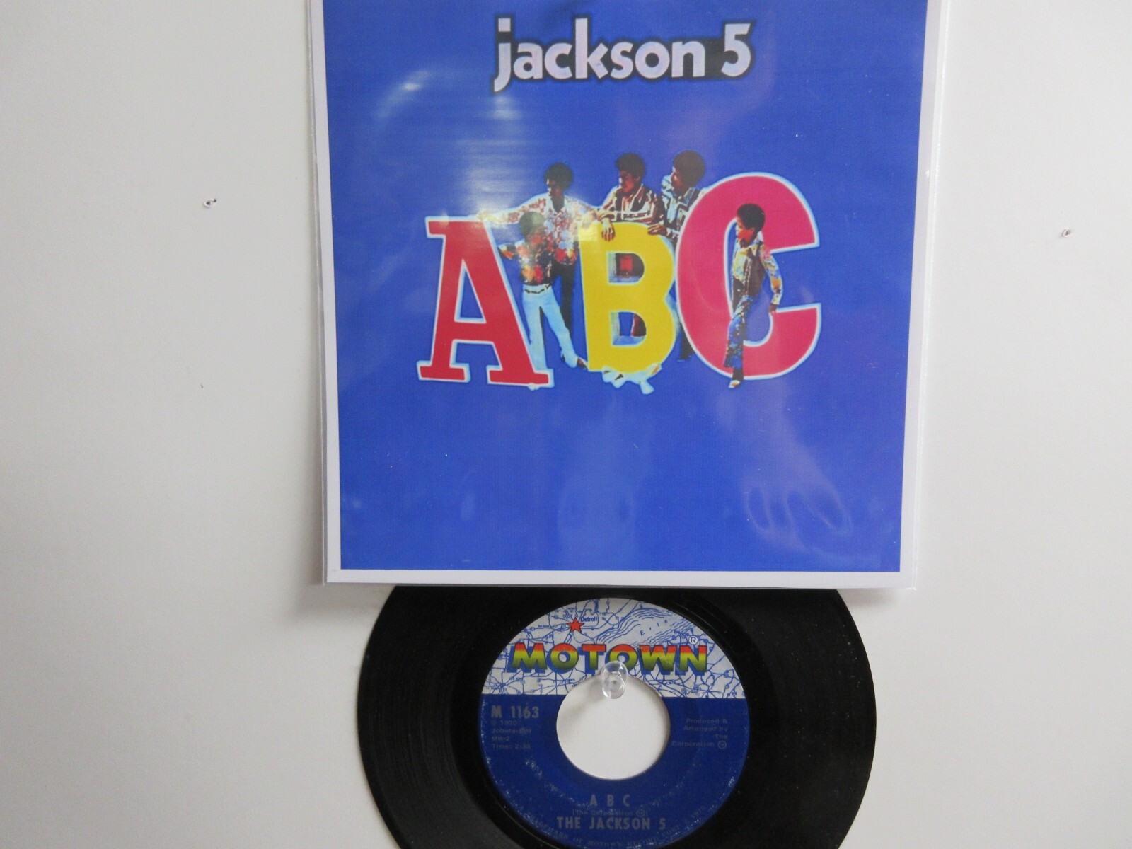 💥' MICHAEL JACKSON & THE JACKSON 5 ' HIT 45 + PICTURE  [ABC]   1970 ! 💥