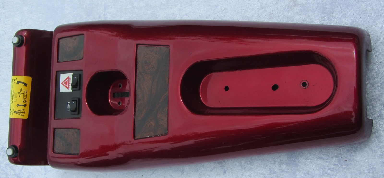"PRIDE HURRICANE" ~ "FOREPANEL" with LIGHT SWITCH BLINKERS NICE RED COLOR