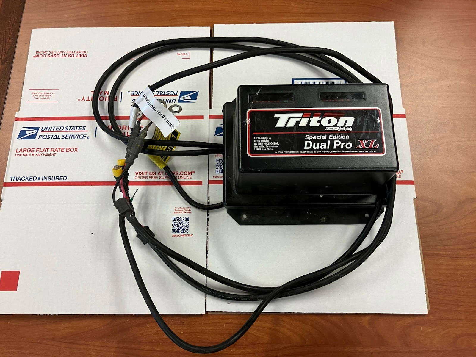 Triton Boats Dual Pro XL Battery Special Edition  2 Battery Charger