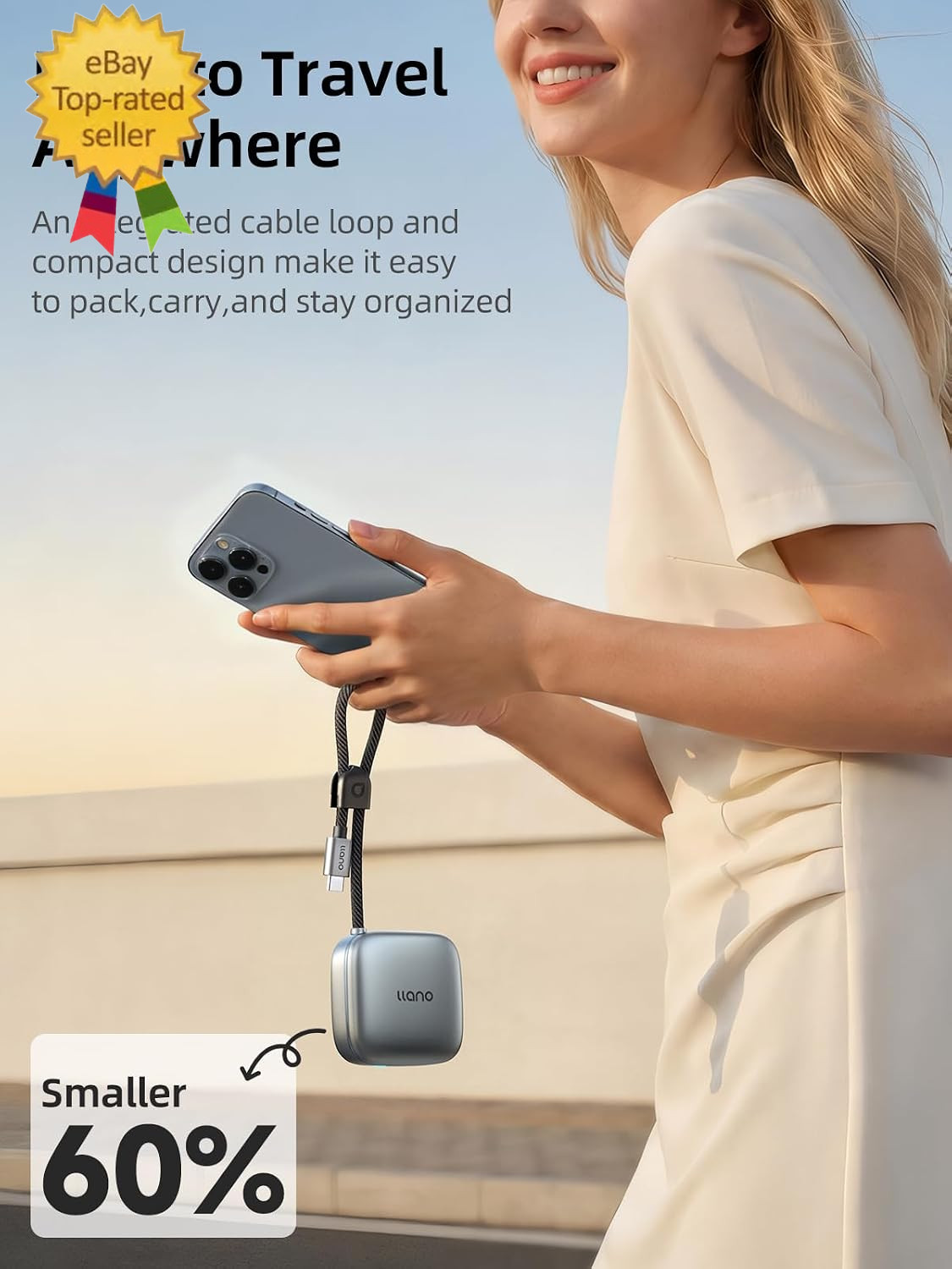 Micro SD Card Reader Case, TF 4.0 Memory Card Reader Holder(5Gbps) | UHS-II 6-Sl