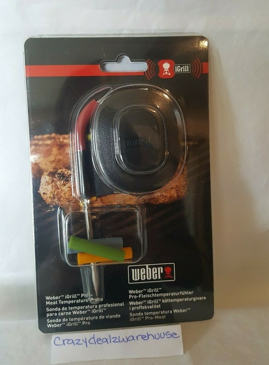 Weber ~ IGRILL Thermometer Pro Meat Probe 7211 ~ FAST SHIPPING 🥩 NEW