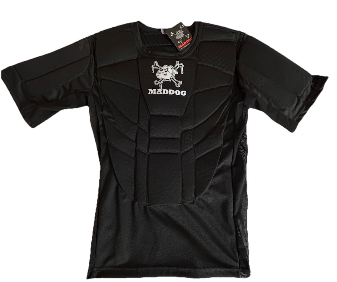 MADDOG Youth Paintball Padded Chest Protector Black NWT